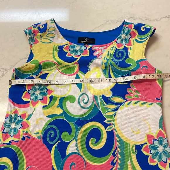 Women’s Ronni Nicole Colorful Pastel Summer Dress Size 10 - Picture 5 of 11
